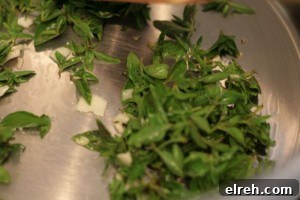 Frying oregano